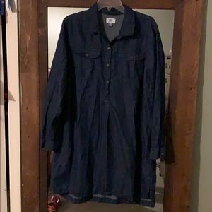 Old Navy dark denim dress